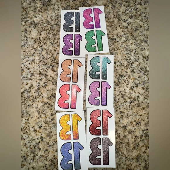 Taylor Swift “13” Temporary Tattoos Set of 12 - Picture 3 of 6